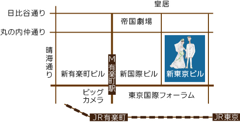 東京・丸の内店の地図