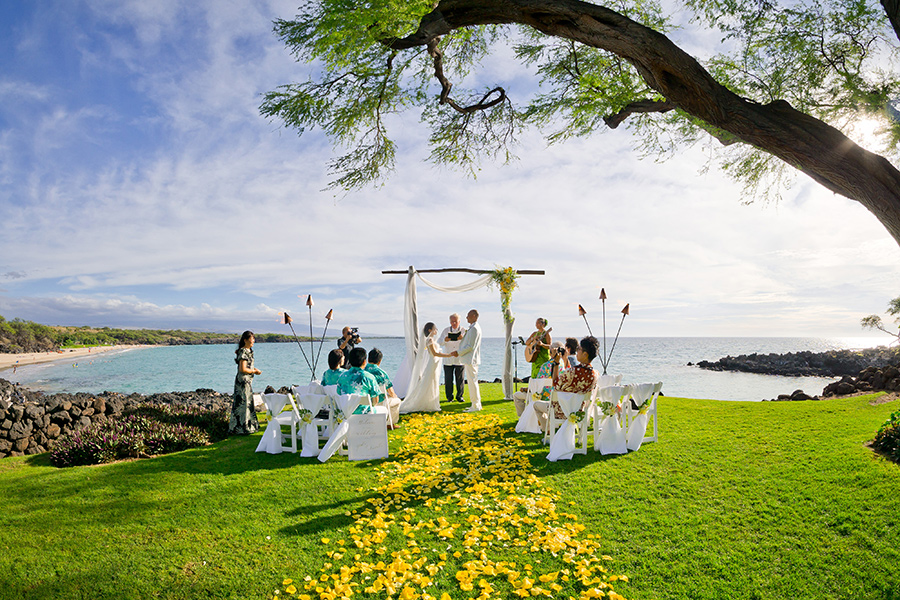 ハワイ島ウェスティンハプナビーチ挙式